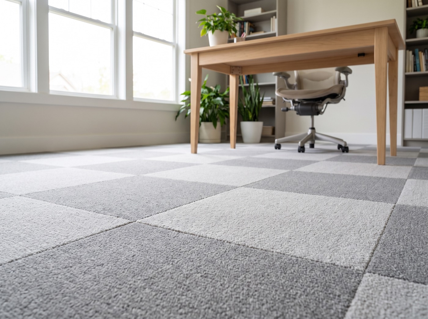 Carpet tile flooring